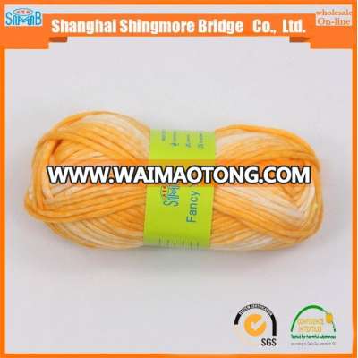 Hot selling 1/1.4 Nm acrylic wool blended hand knitting fancy yarn for knitting scarf with high quality