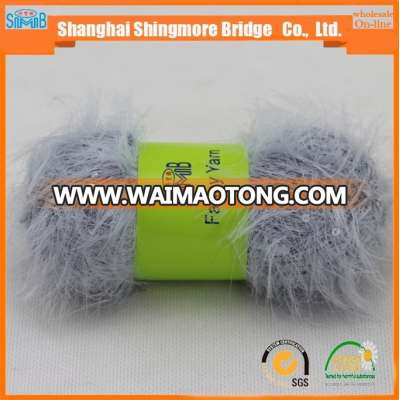 china oeko tex fancy yarn supplier shingmore bridge hot sales high quality feather yarn in sequin yarn